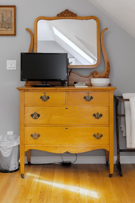 TV on Dresser