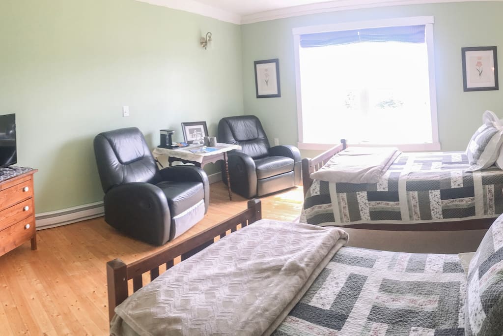 A spacious suite