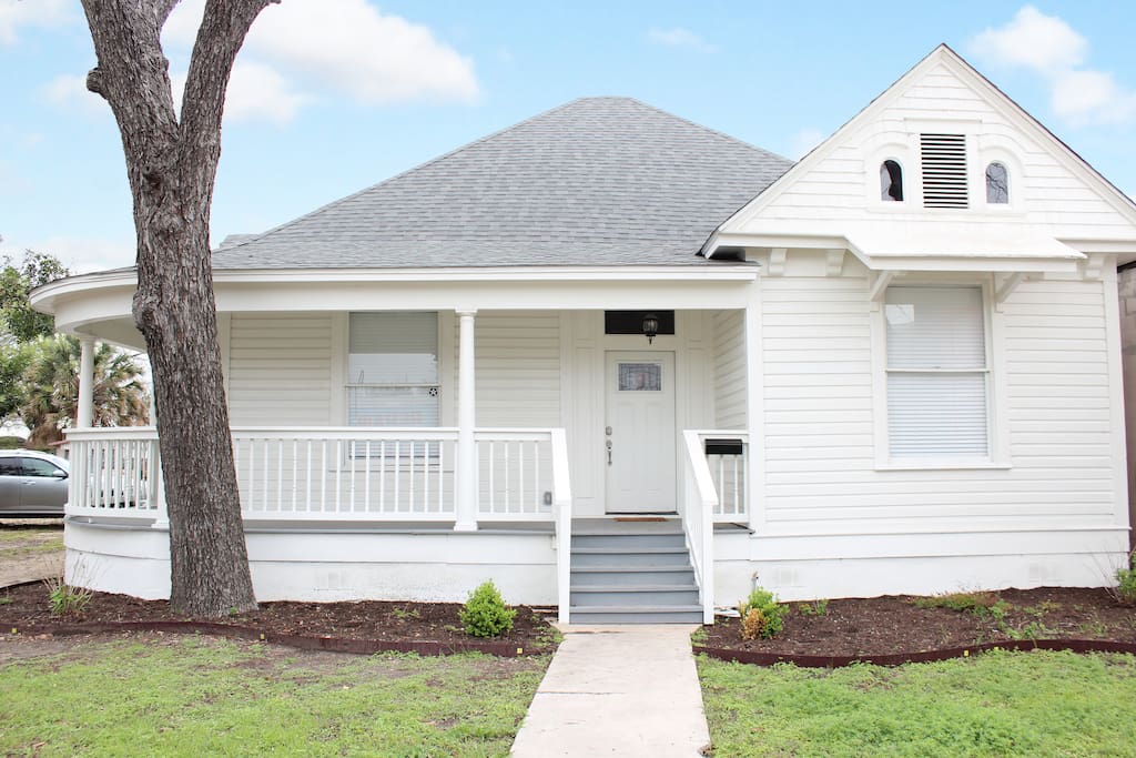 Gorgeous Newly Renovated Historic Home Just South of Downtown, Large wrap around porch on front and side of house