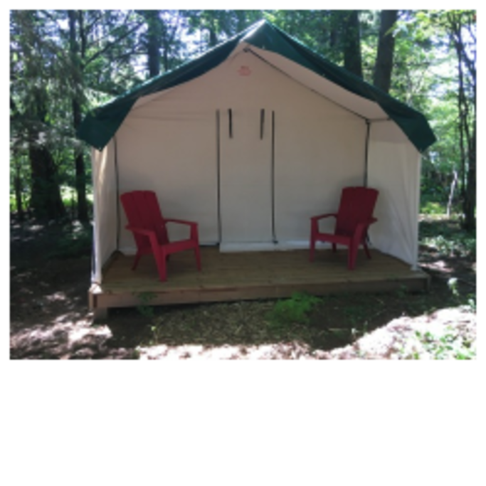 Porches on all tents