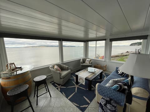 Waterfront Beach Home with Amazing Bay Views