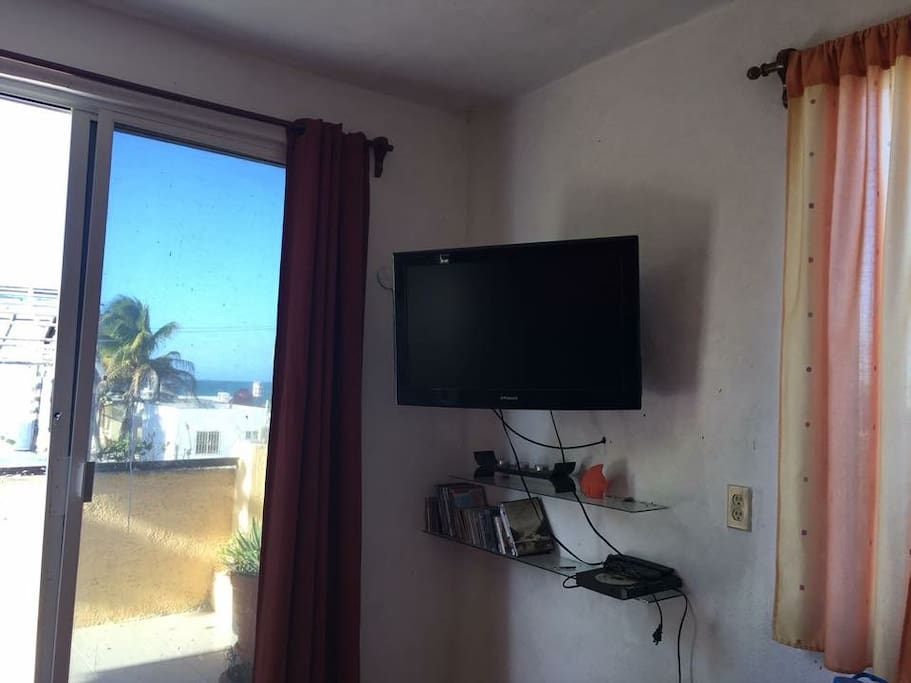 Televisor del dormitorio