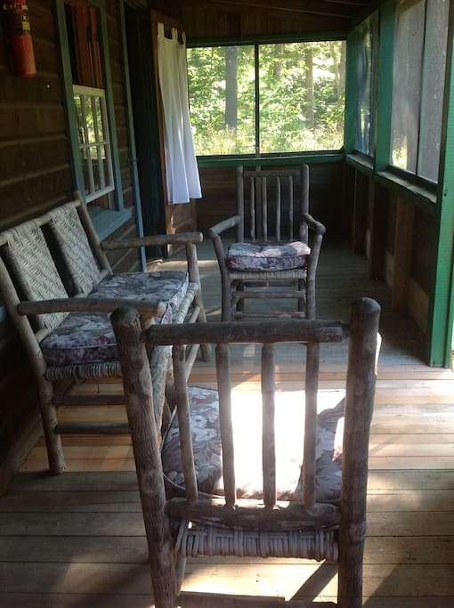 Set a-while on our screened porch -- Betty & Helen