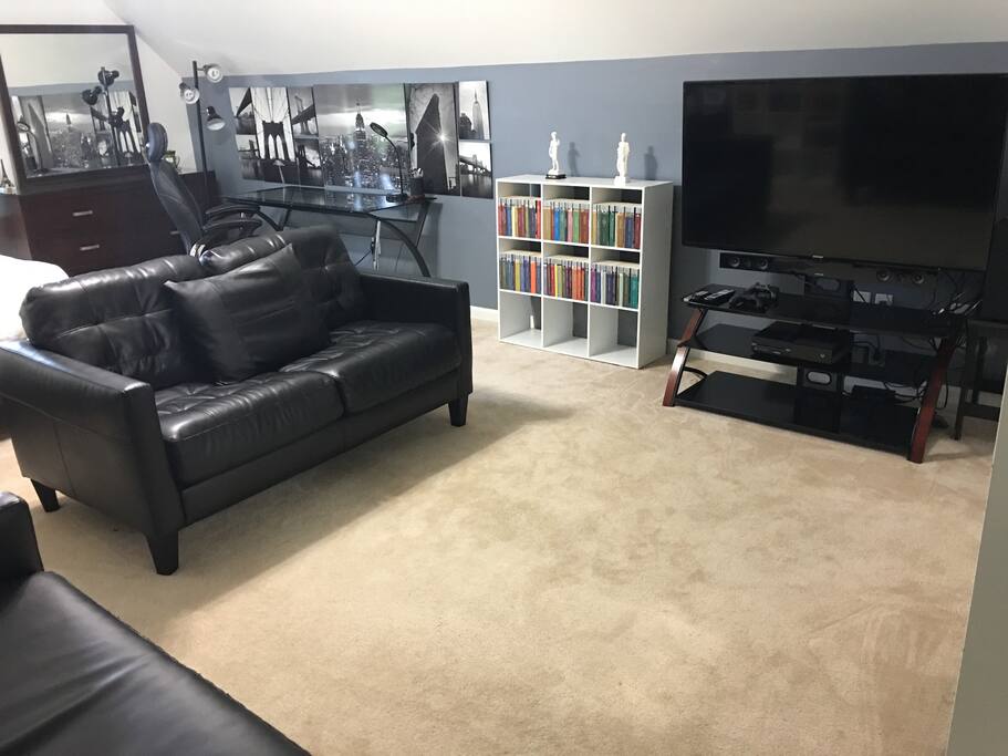 Living room in your room. How awesome is that?!