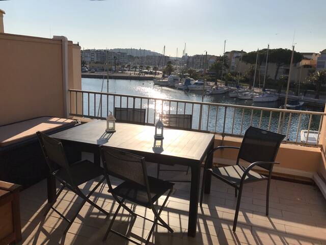 Appartement avec une vue agréable et ensoleillée