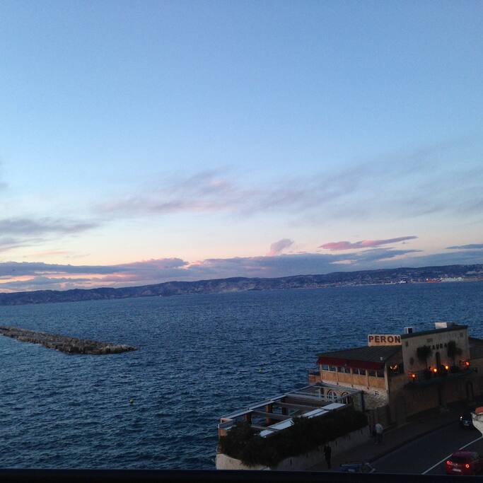 vue en sortant de l'appartement