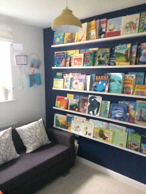 Children's library and sofa bed