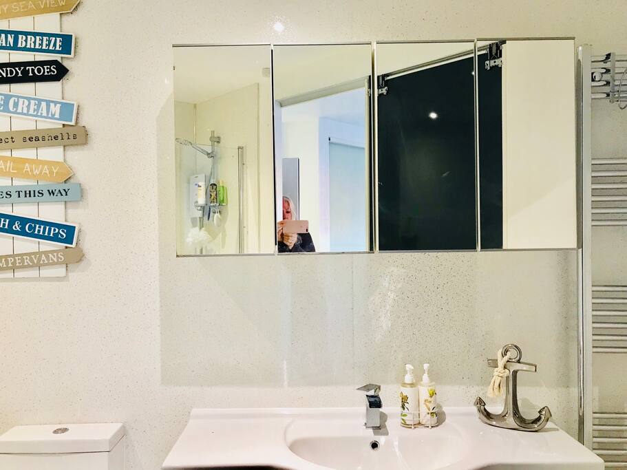 Lots of storage in the spacious ensuite