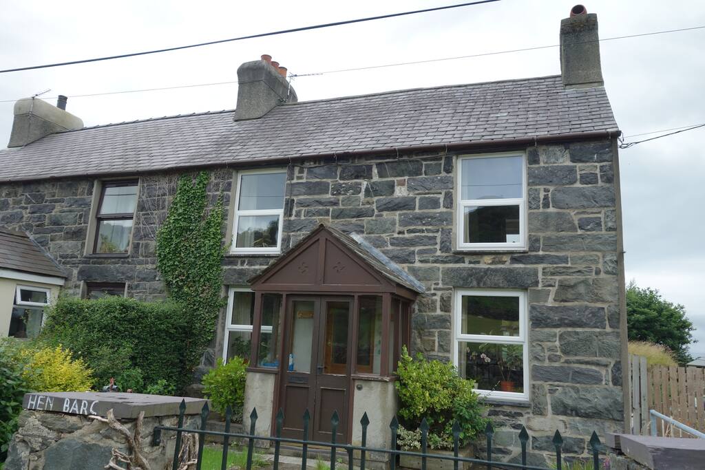 front view, from the road
