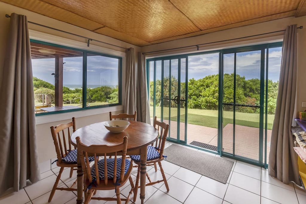 Dinning Area with Sea Views
