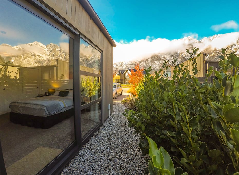 our private entrance, conveniently located close to your parking spot