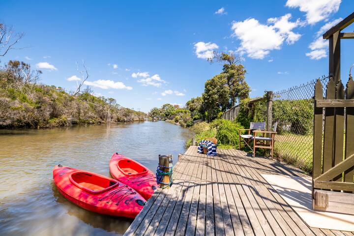 Spacious riverfront beach house getaway gallery image 3