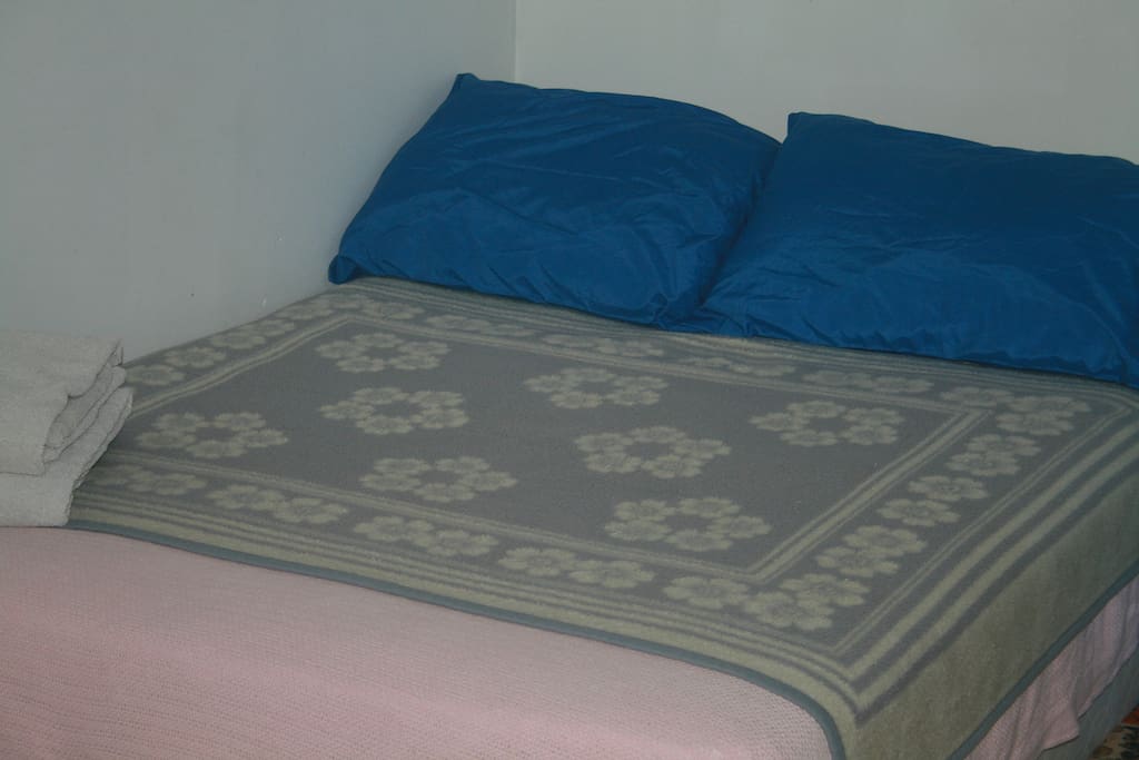 here is your comfy bed--suitable for one or two people