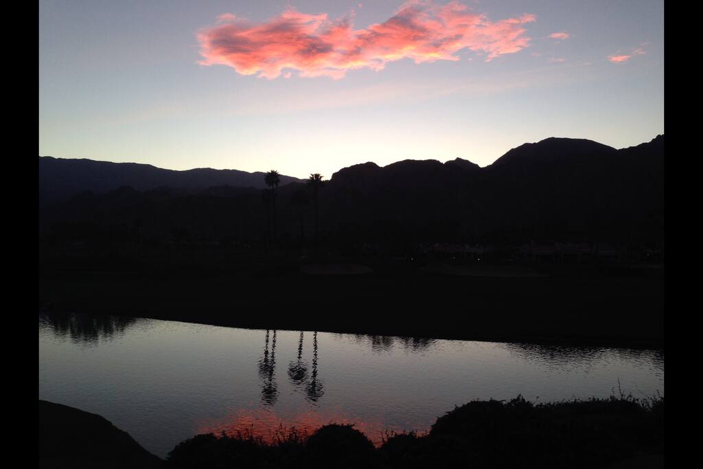 Sunset From Patio