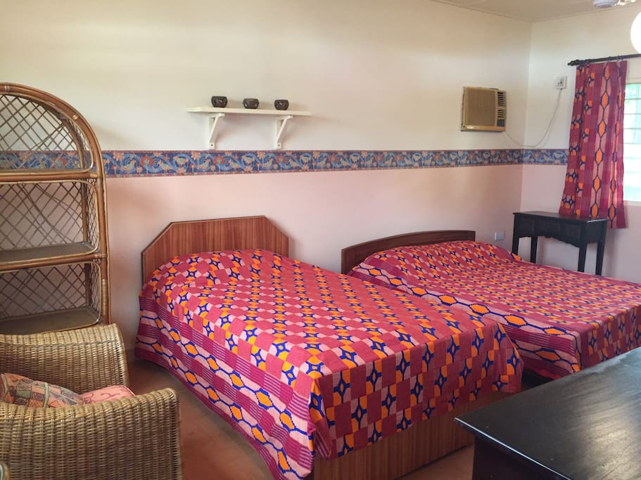 Deluxe Double Room, double bed & single bed