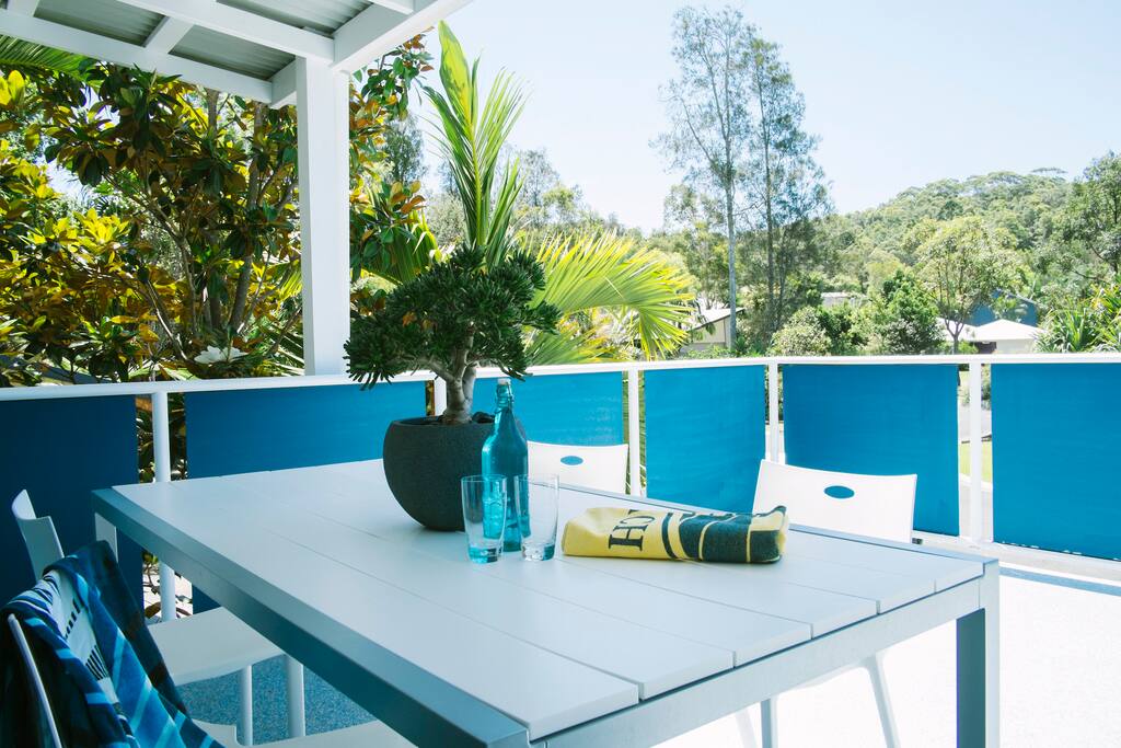 Enjoy a BBQ and a beer on the deck