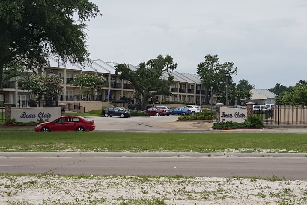 Condo complex from beach