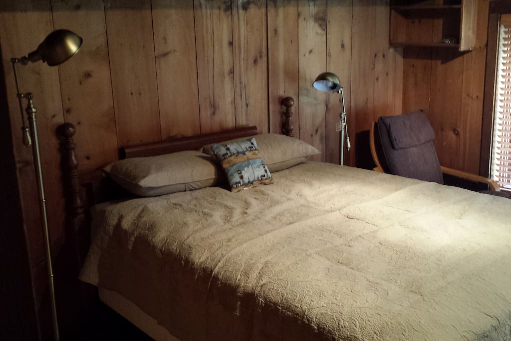 Bedroom with queen