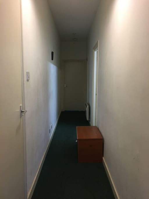 Corridor between rooms
