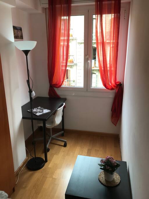 the computer table