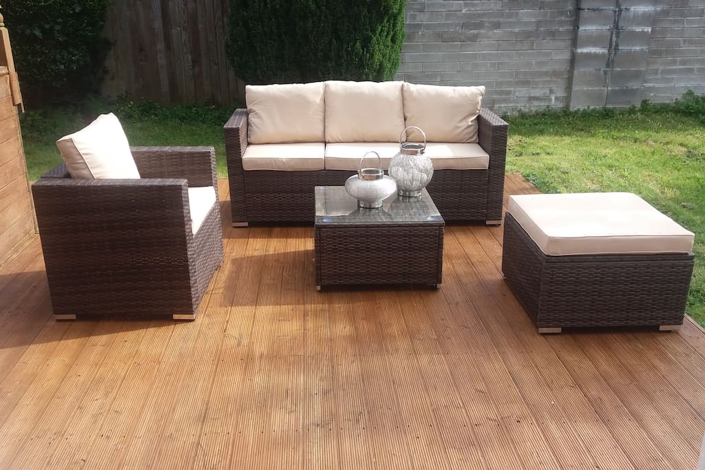 Outside seating area