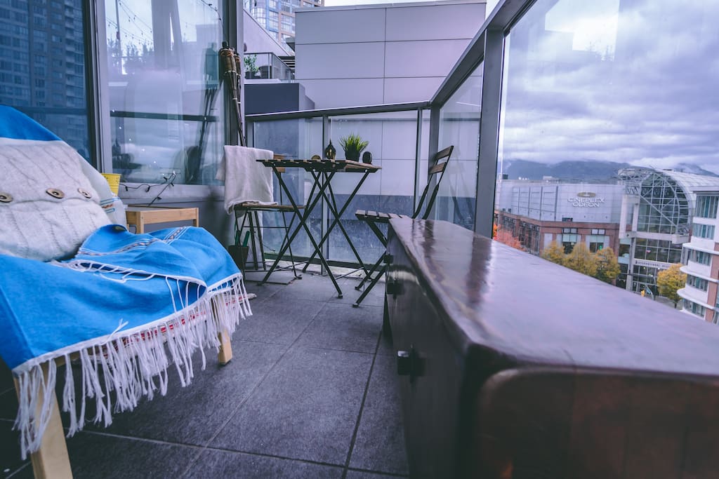 cozy balcony