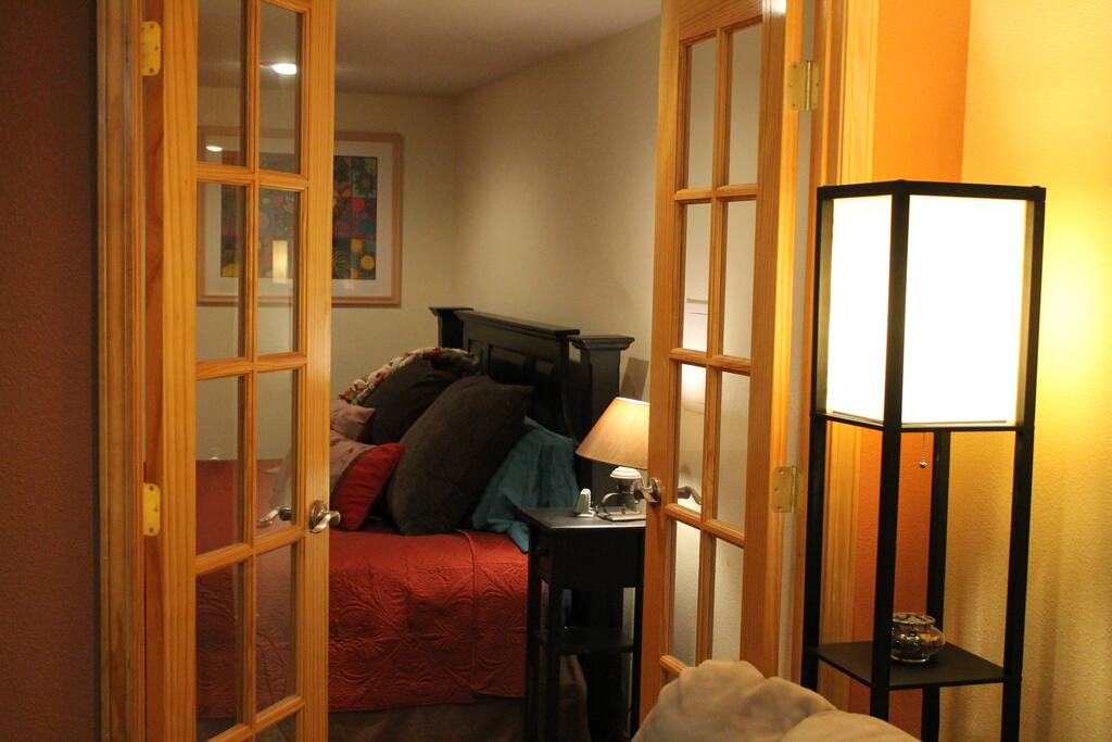 Bedroom from living room