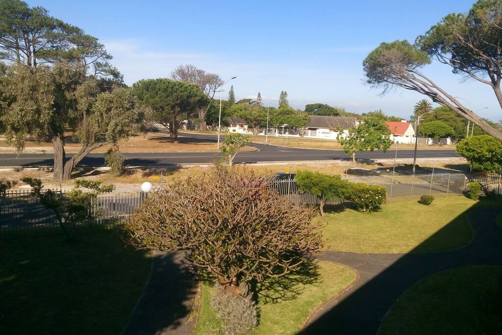 The view from the lounge and stoep