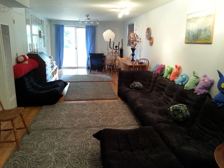 Shared family room space.