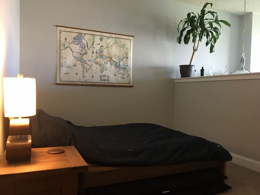Loft area, full size bed