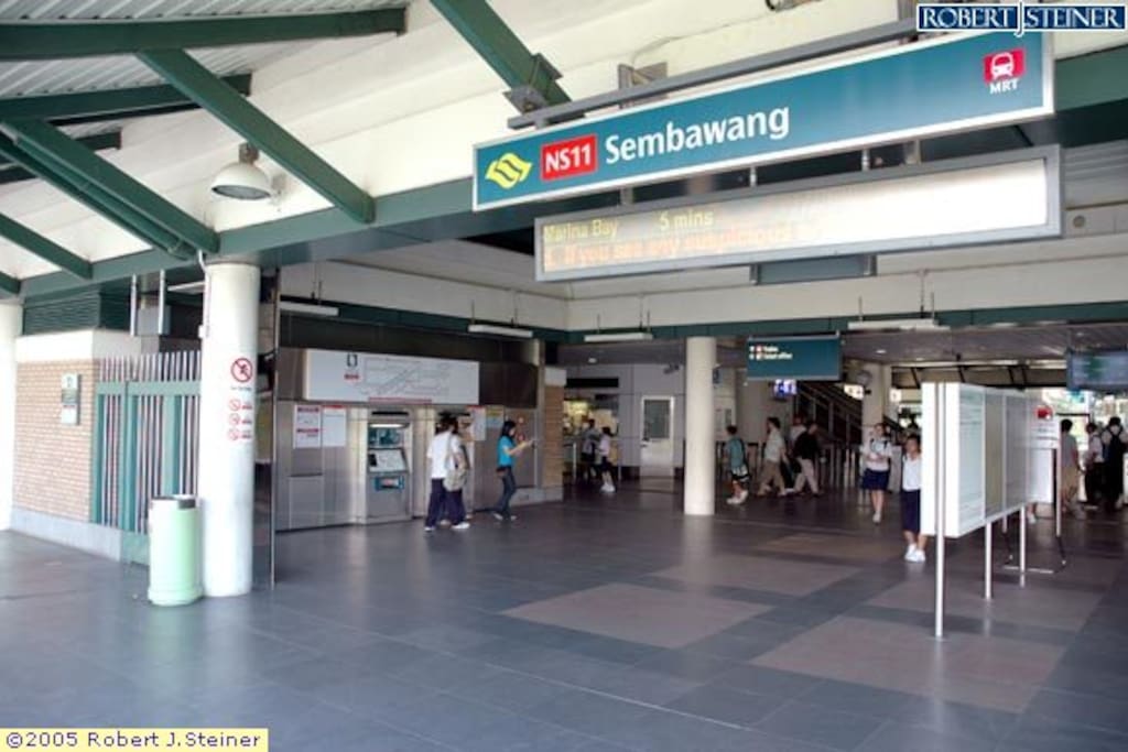 Sembawang MRT station - 0.4km away