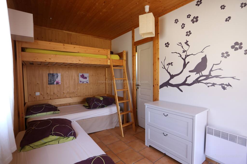 chambre Violette version lits simples