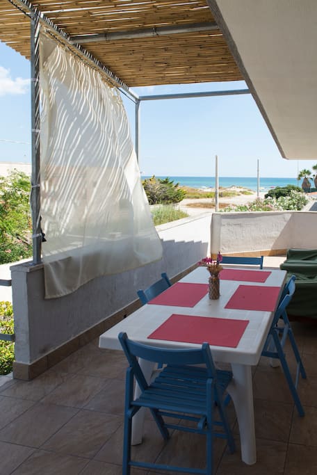 Font Balcony and sea view