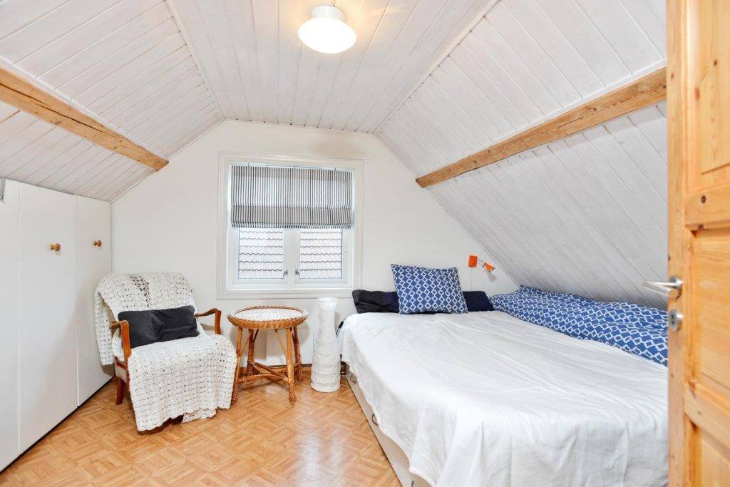 The largest bedroom with double bed.