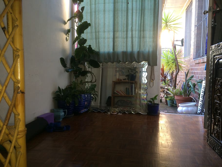 Yoga studio/ piano room