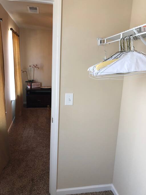 Guest walk in closet.