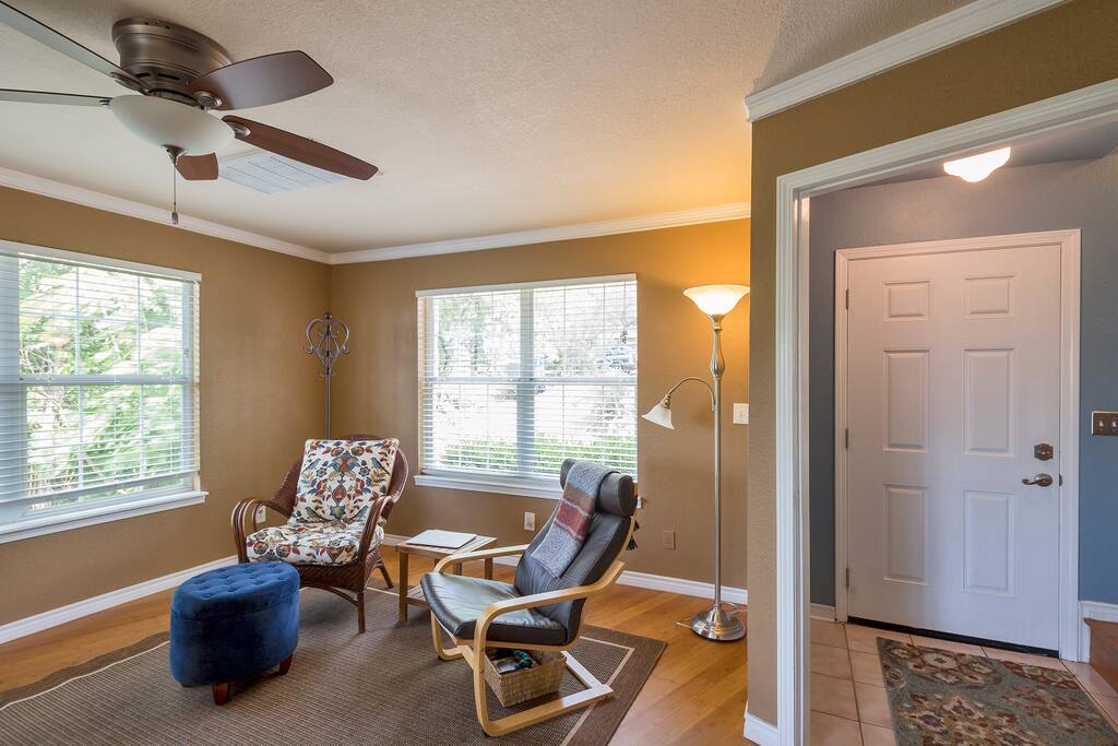 Entry, stairs to second floor to the right of door