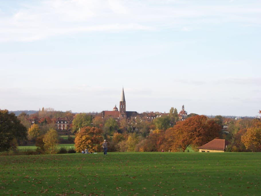 Enjoy a stroll in nearby Hampstead Heath