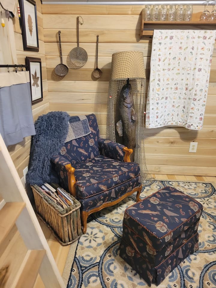 #1-magazine Featured! Quiet Fishing Cabin By Creek - Mousetail Landing State Park, Linden