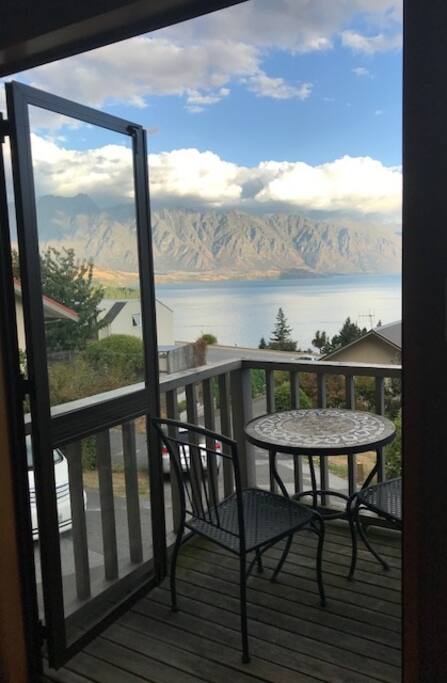 The Remarkables from the balcony