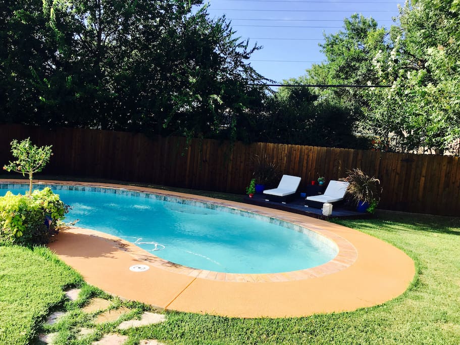 Backyard pool