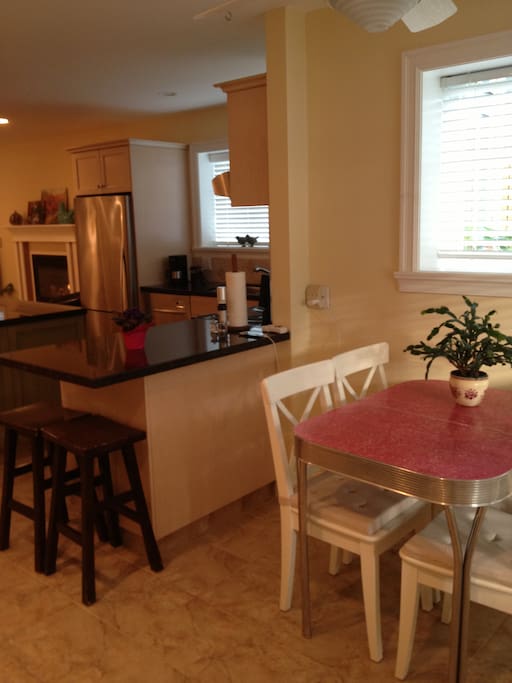 Bright kitchen nook