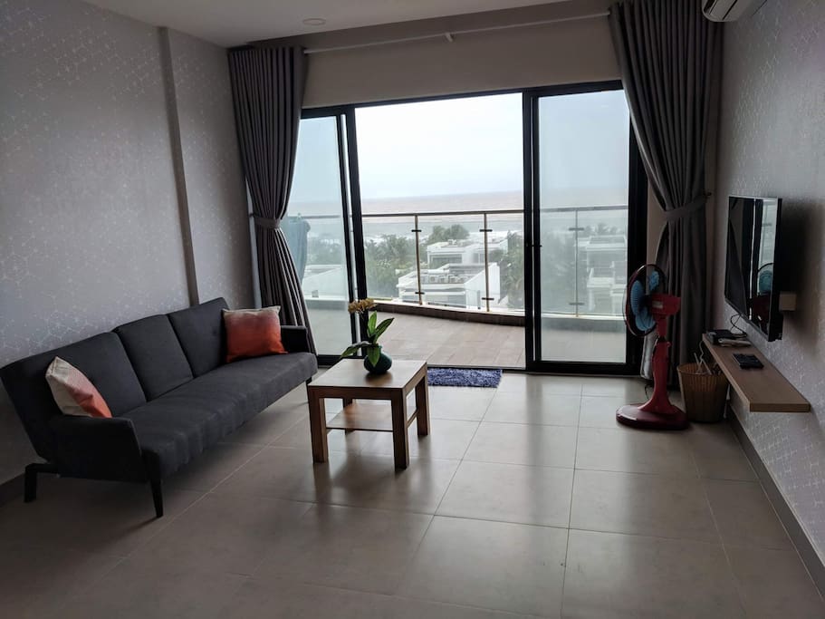 Seaview from living room