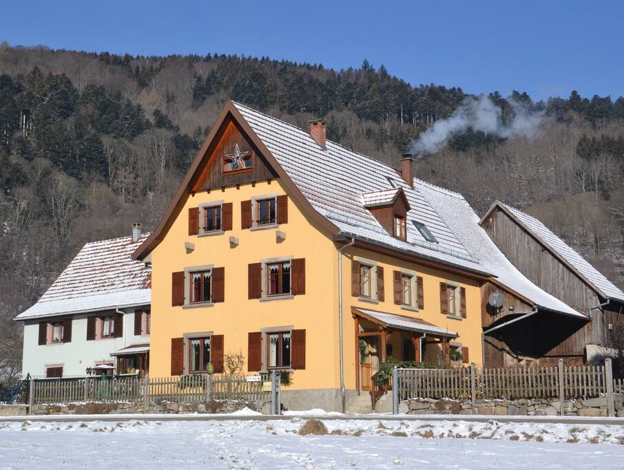 En hiver, balades en raquette, ski de piste et de fond au Schnepfenried à 15 mn.