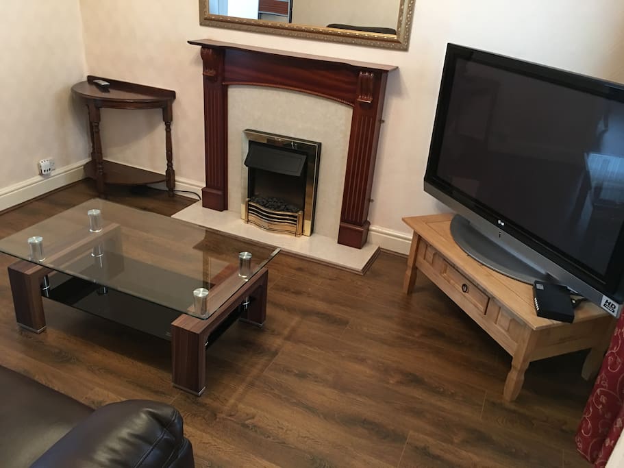 Cosy Lounge With 50 Inch TV