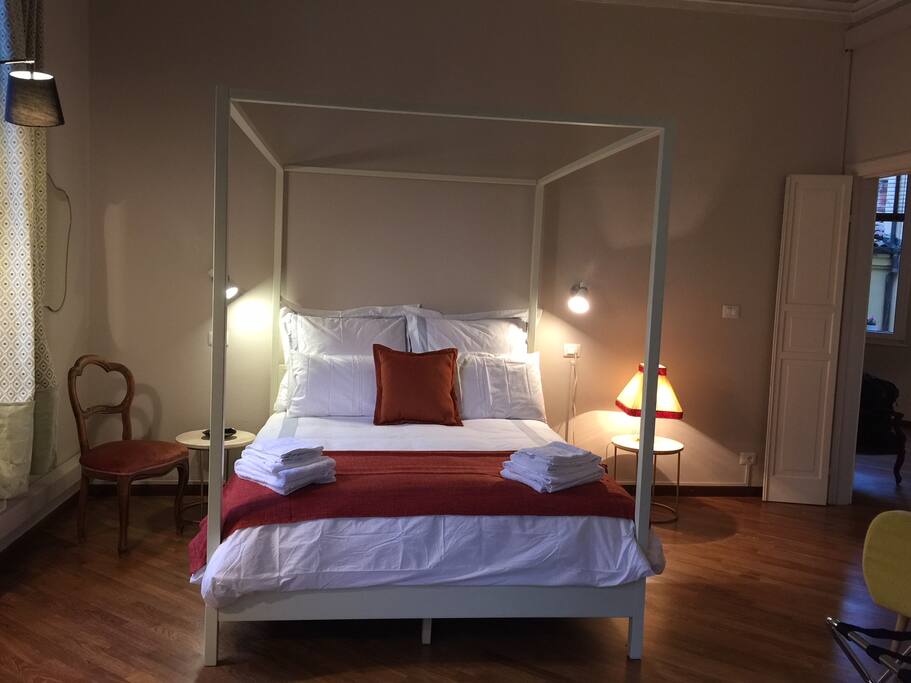 letto a baldacchino