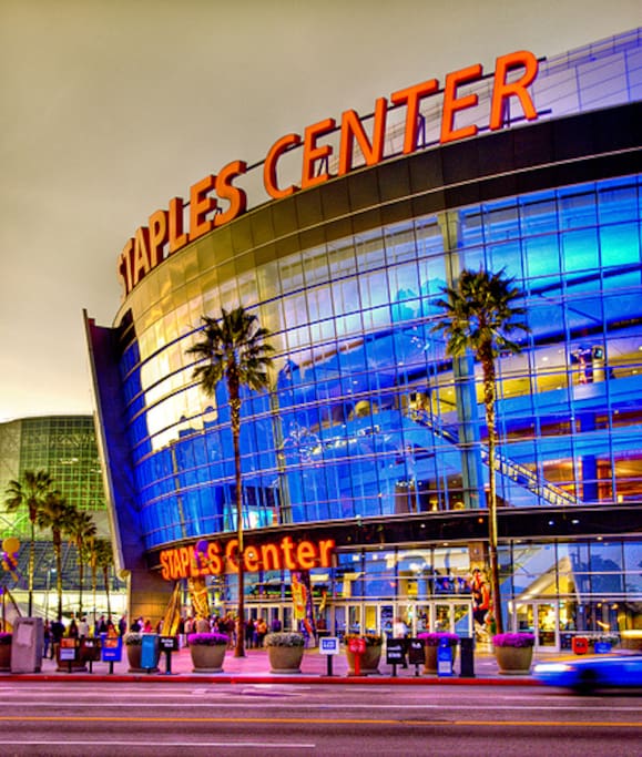 Steps away from the staples center