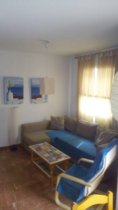 Salón con cheslonge de 240 cm