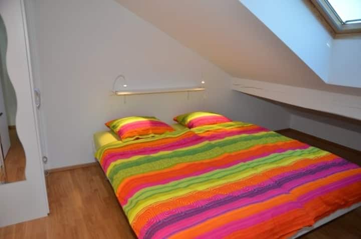 ห้องนอน (เตียงเดี่ยว 2 เตียงรวมกัน)