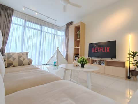 Infinity Pool • Georgetown 2BR • 1to6pax @ Penang